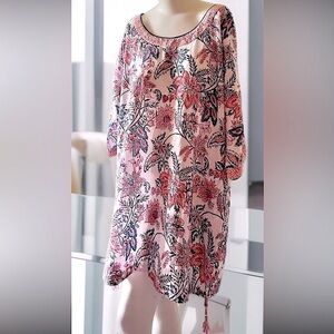 ANOKHI Dress. Tunic. 100% Cotton Block Print Frock.